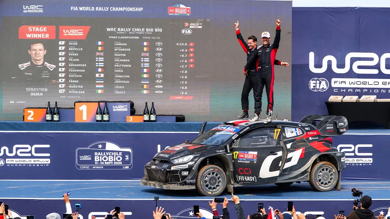 Toyota'nın Ogier ile Şili Rallisi Zaferi WRC'de Tarih Yazdı